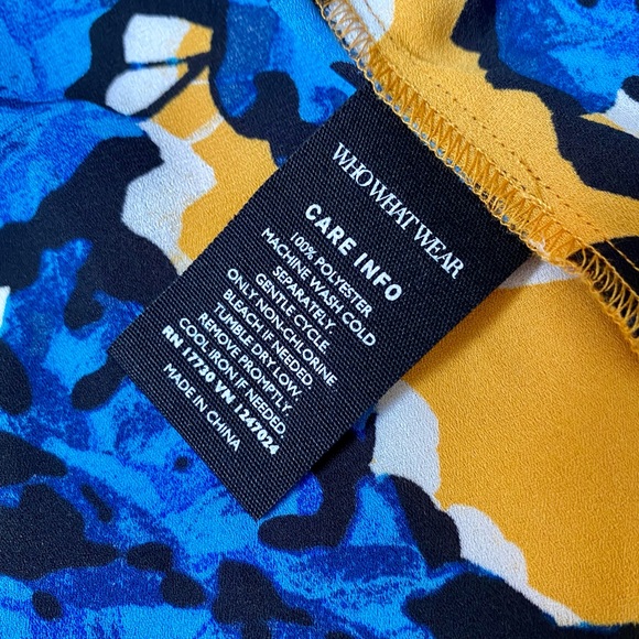 Who What Wear Floral Sleeveless Blouse Size XL - Picture 6 of 8